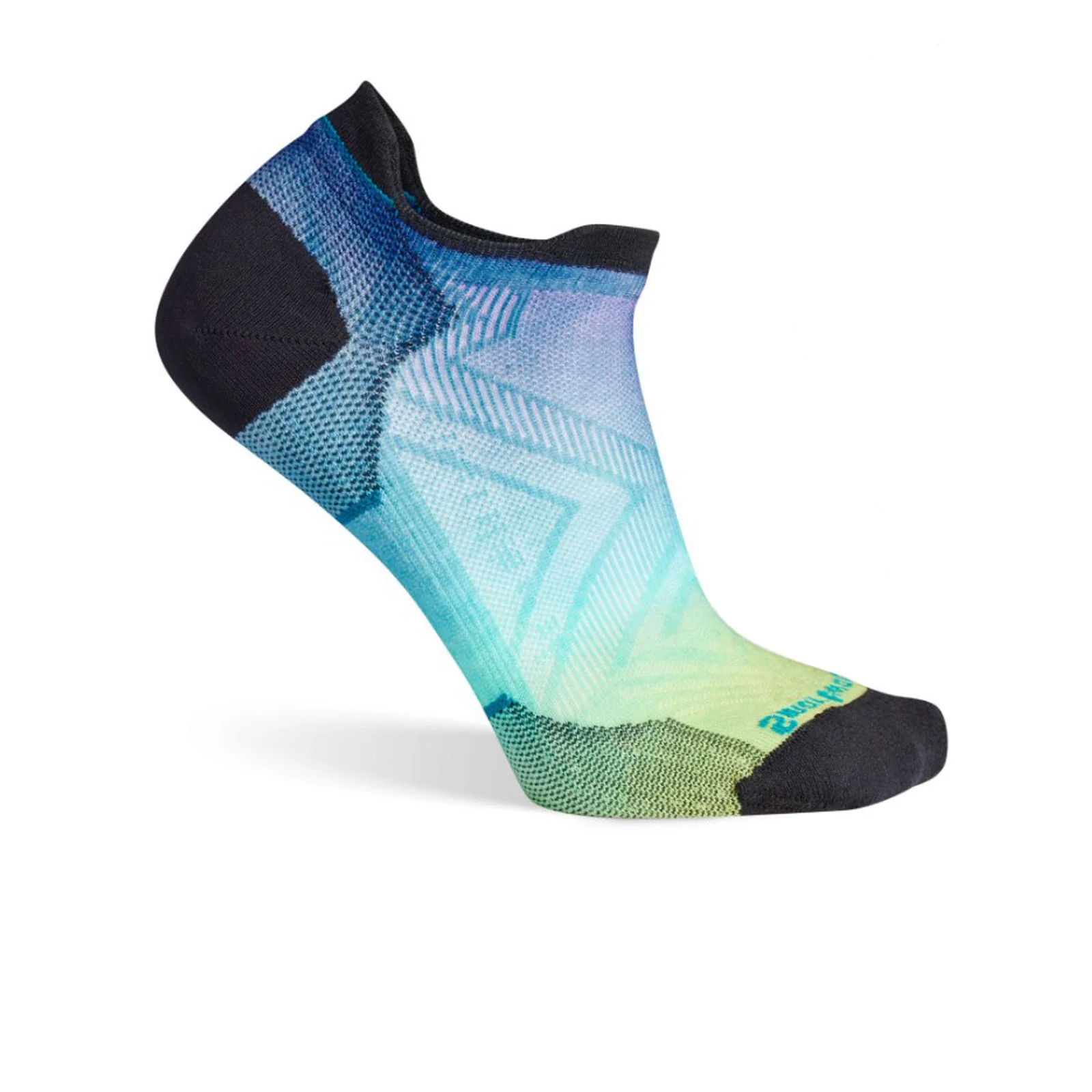 Smartwool Run Zero Cushion Ombre Print Low Ankle Sock (Women) - Capri