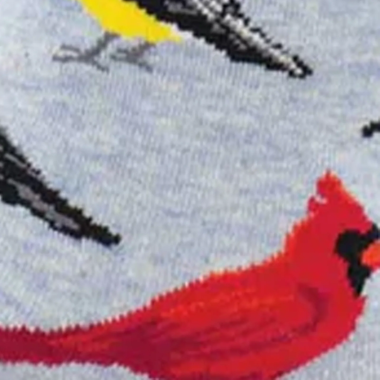 SockSmith Bird Is the Word Crew Sock (Women) - Blue Heather - Image 3