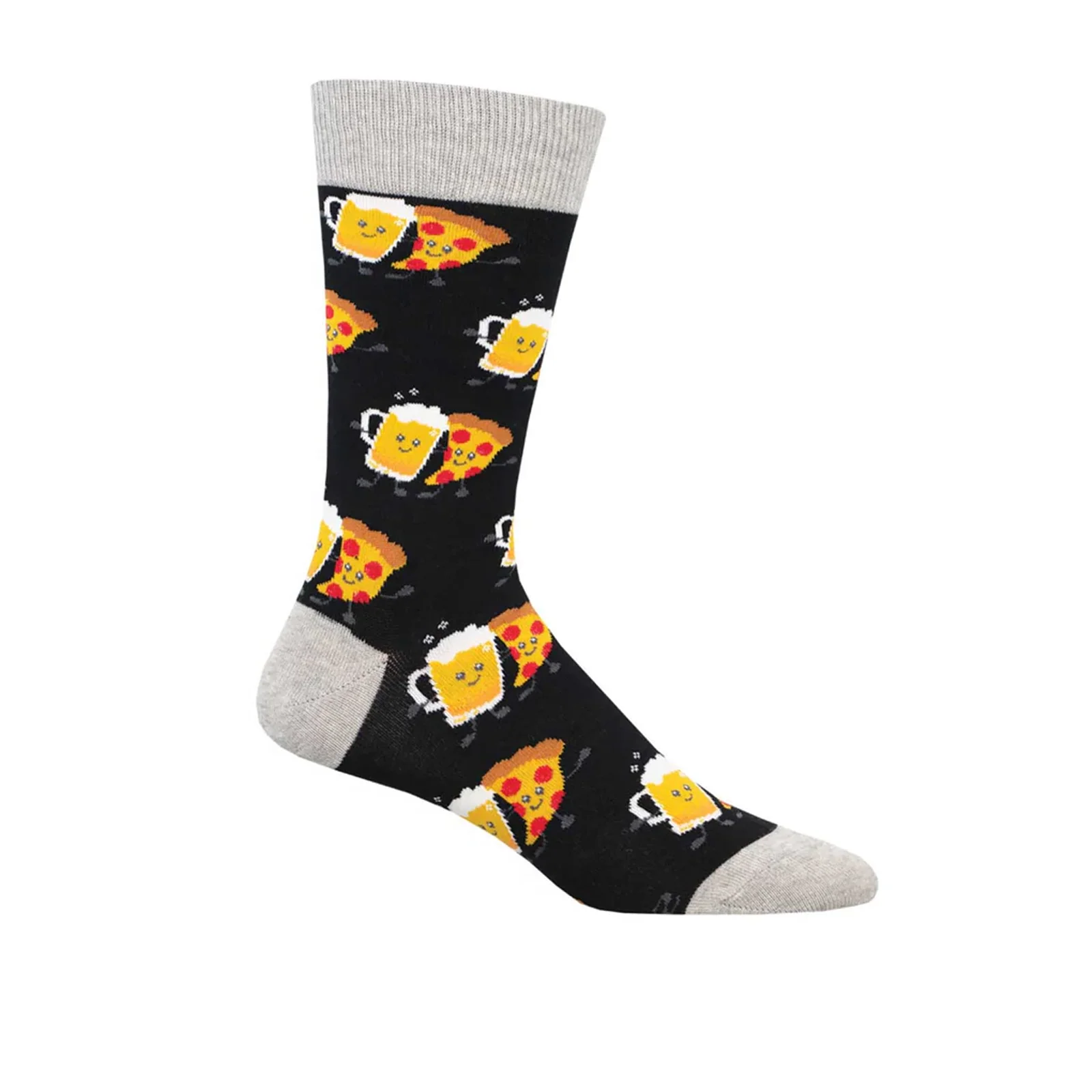SockSmith Drinking Buddies Crew Sock (Men) - Black