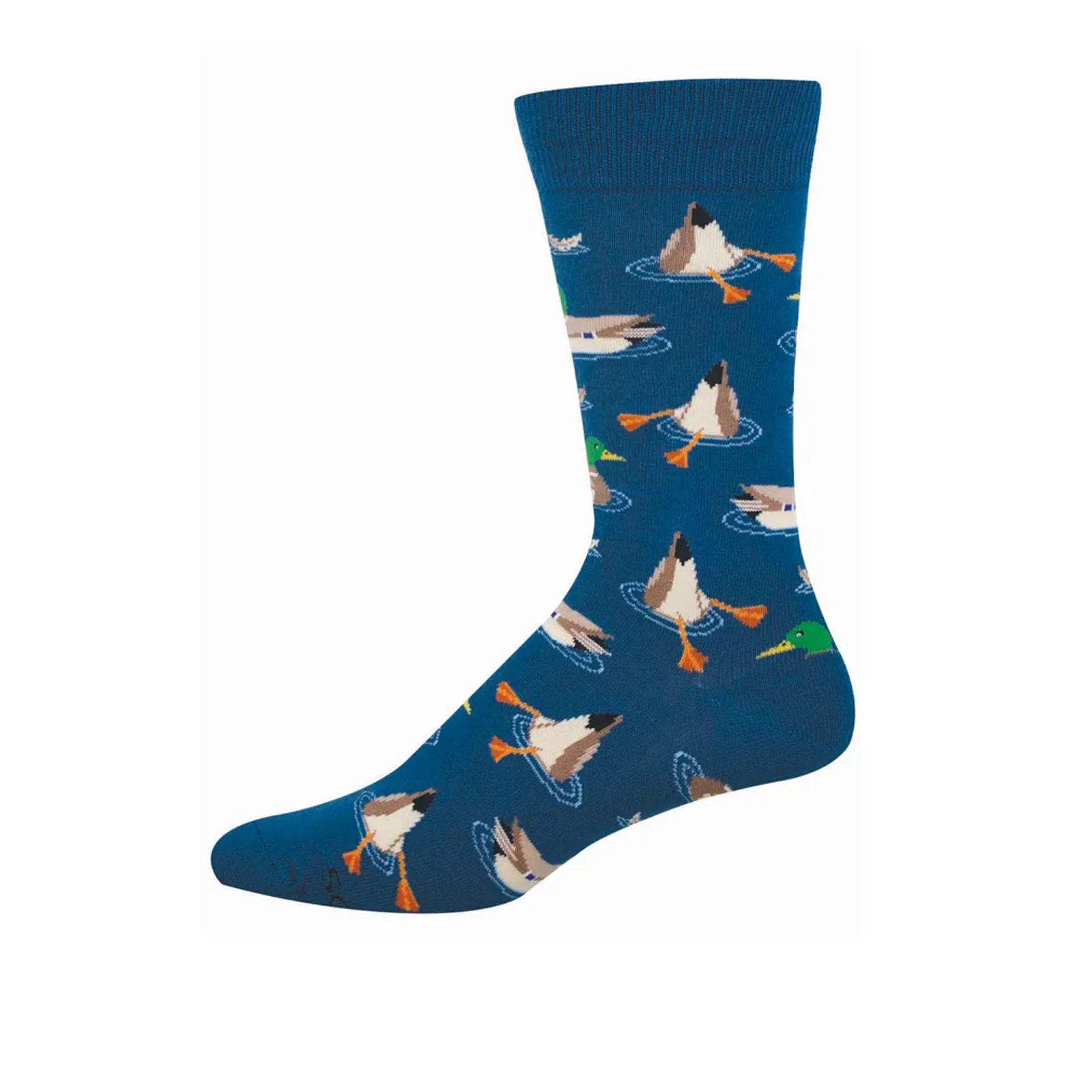 SockSmith Duck Dive Crew Sock (Men) - Blue - Image 2
