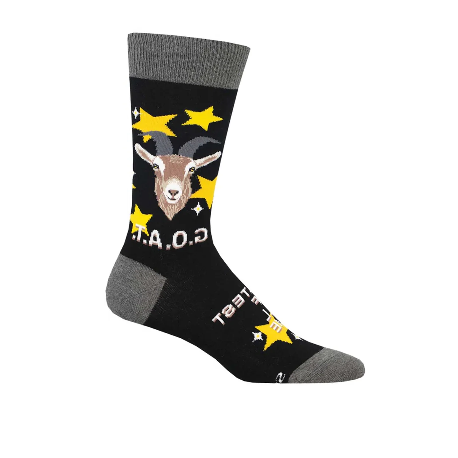 SockSmith Goat Crew Sock (Men) - Black