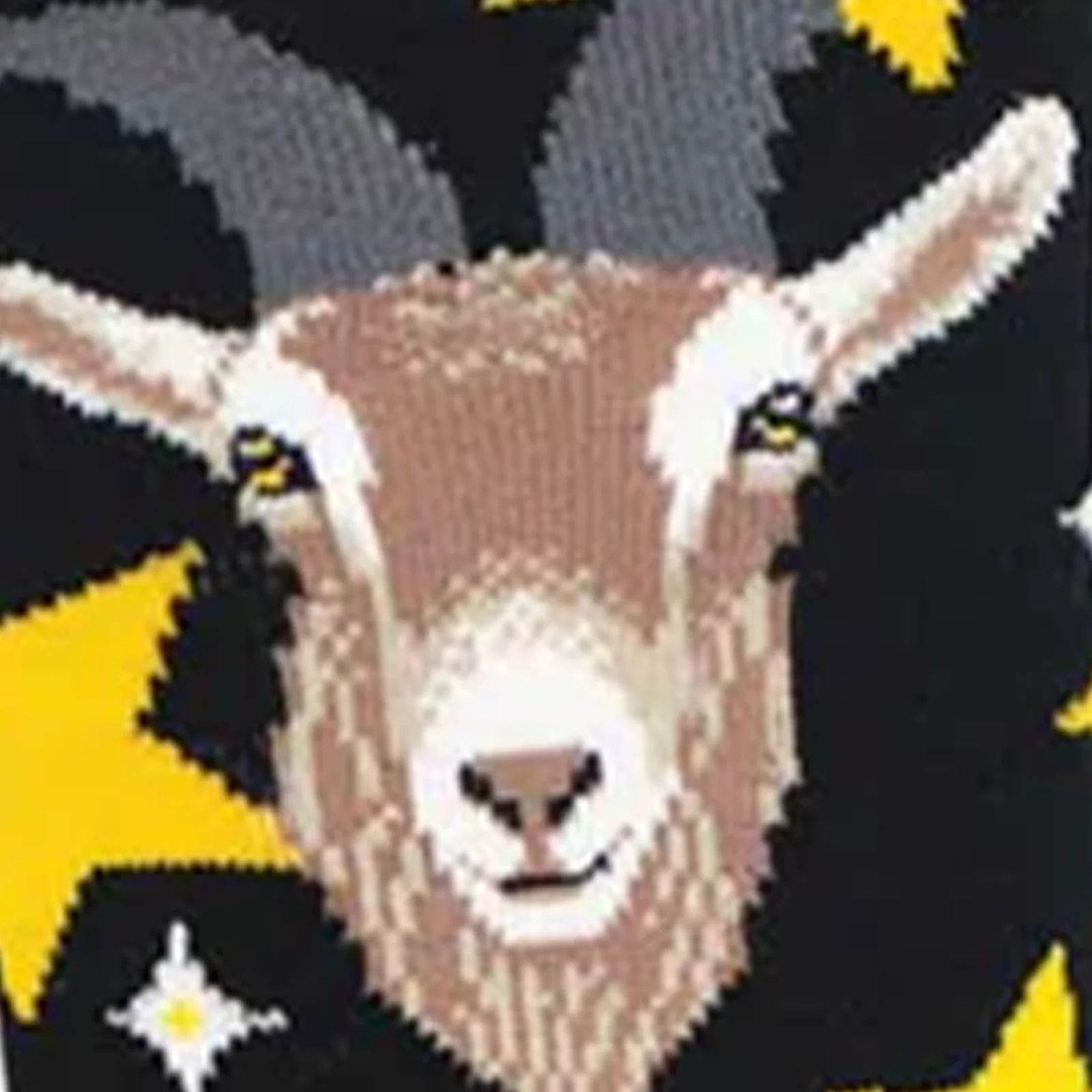SockSmith Goat Crew Sock (Men) - Black - Image 3