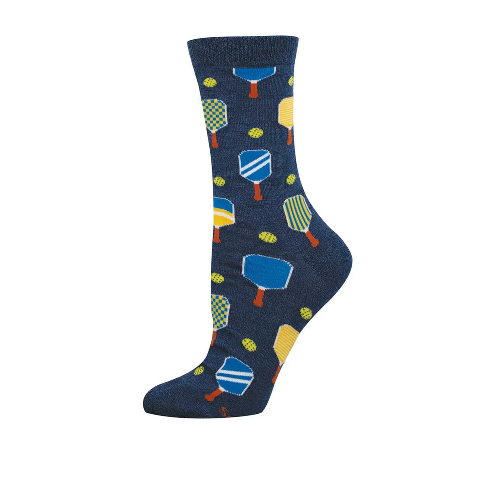 SockSmith Holding Court Crew Sock (Women) - Navy Heather - Image 2