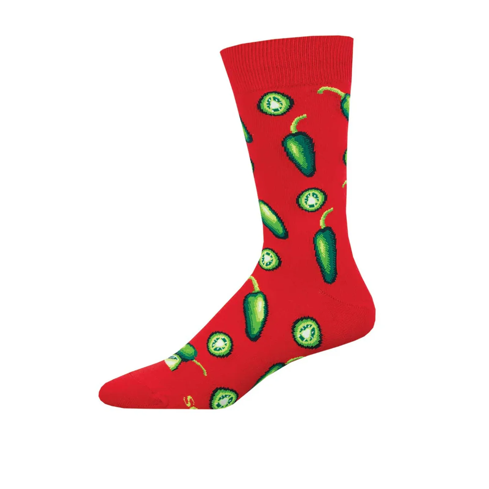 SockSmith Jalapeno Business Crew Sock (Men) - Red - Image 2