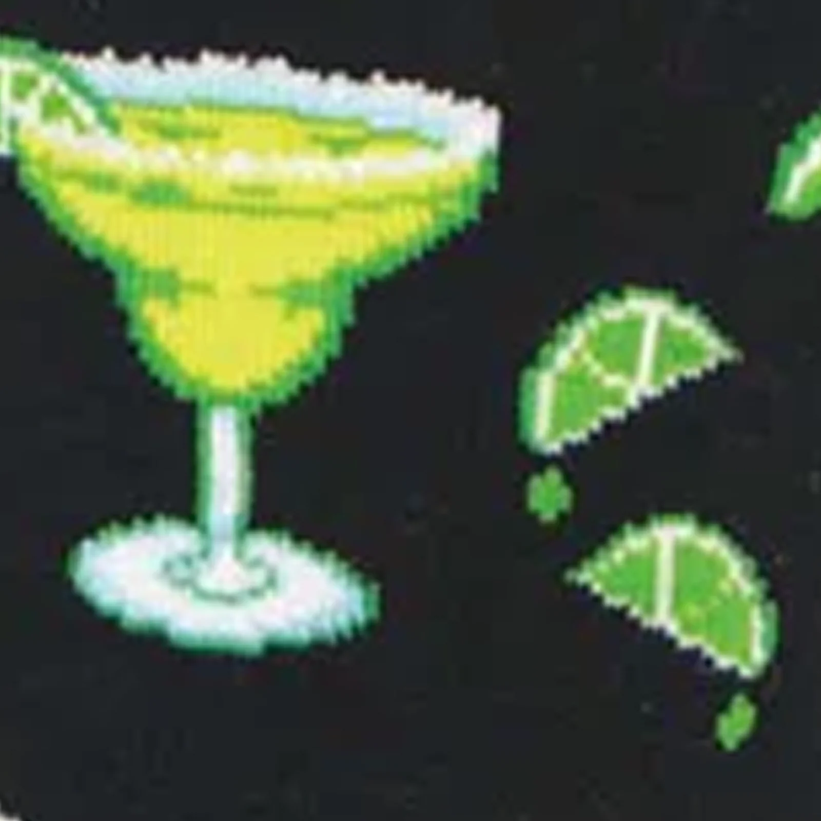SockSmith Margarita And Lime Crew Sock (Women) - Black - Image 3