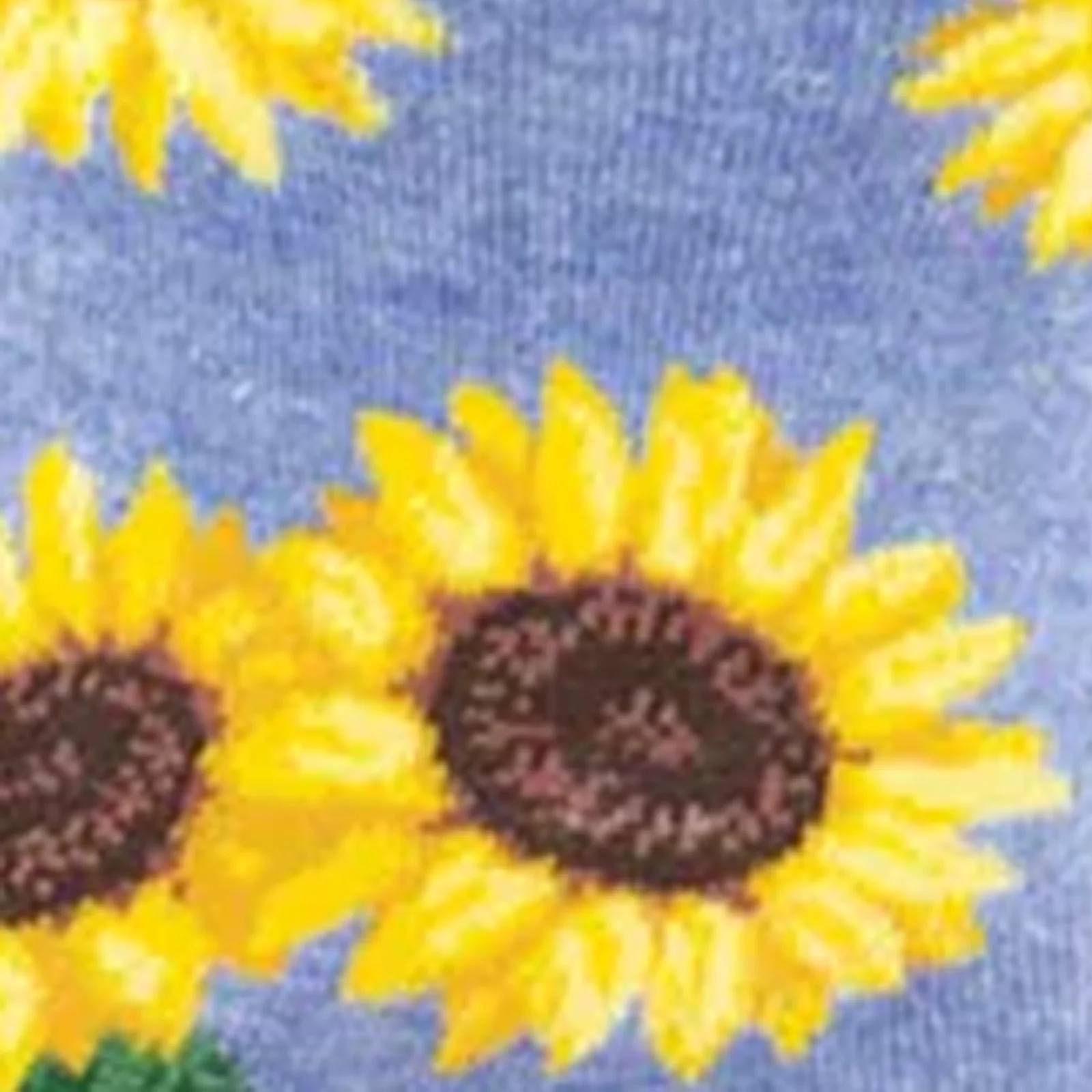 SockSmith More Blooming Crew Sock (Women) - Blue Heather - Image 3