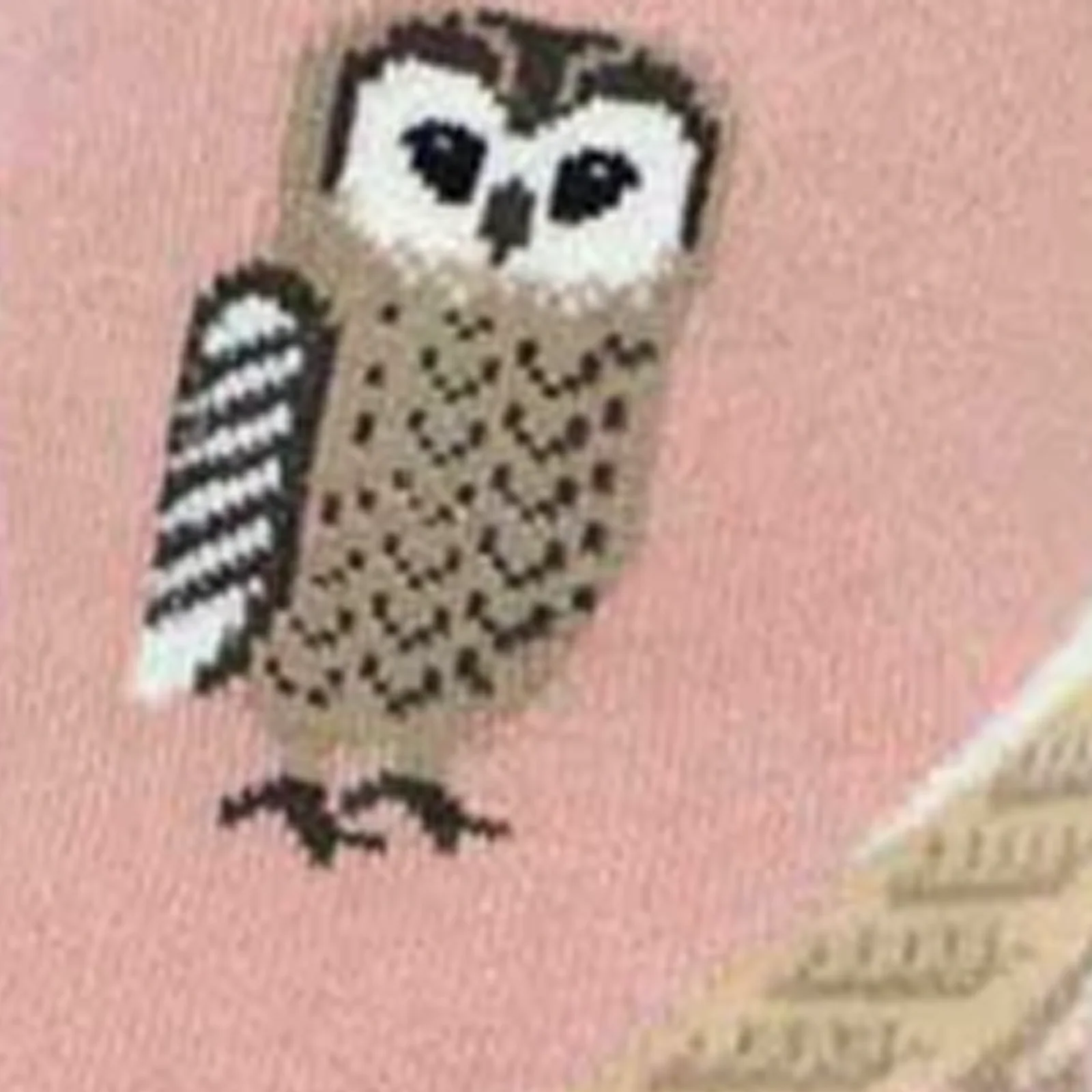 SockSmith Parliament of Owls Crew Sock (Women) - Pink - Image 3