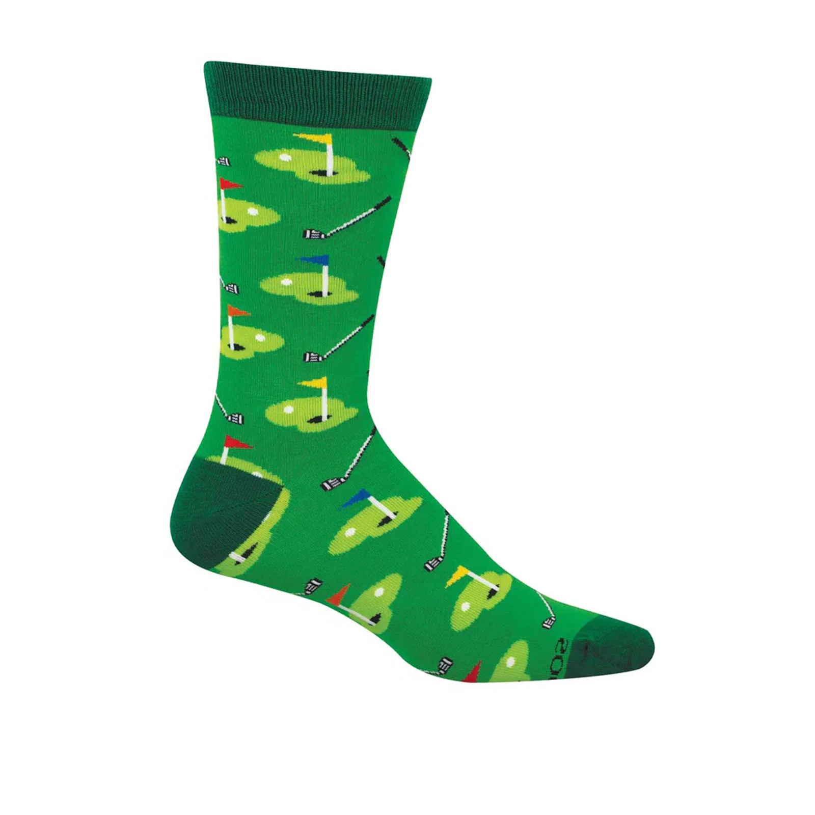 SockSmith Pitch And Putt Crew Sock (Men) - Green