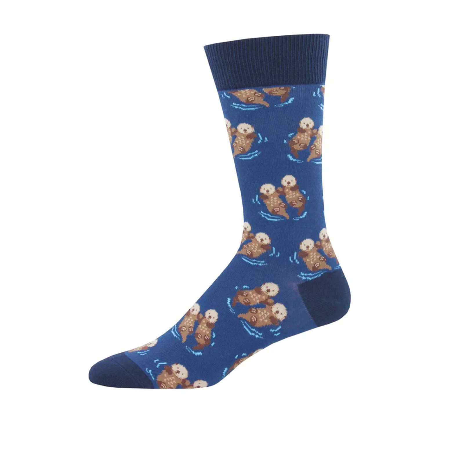 SockSmith Significant Otter Crew Sock (Men) - Blue - Image 2