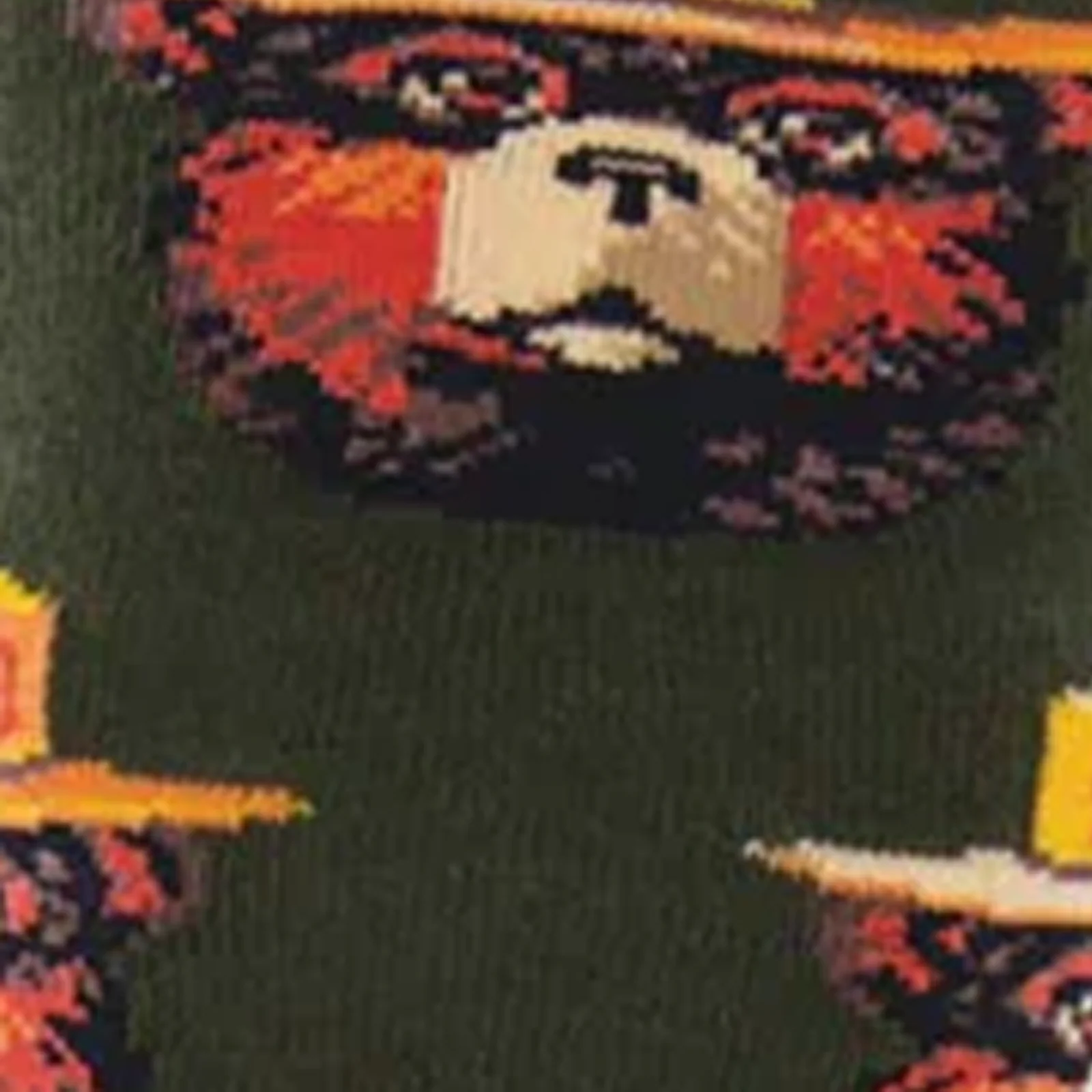 SockSmith Smokey Face Crew Sock (Men) - Green - Image 3