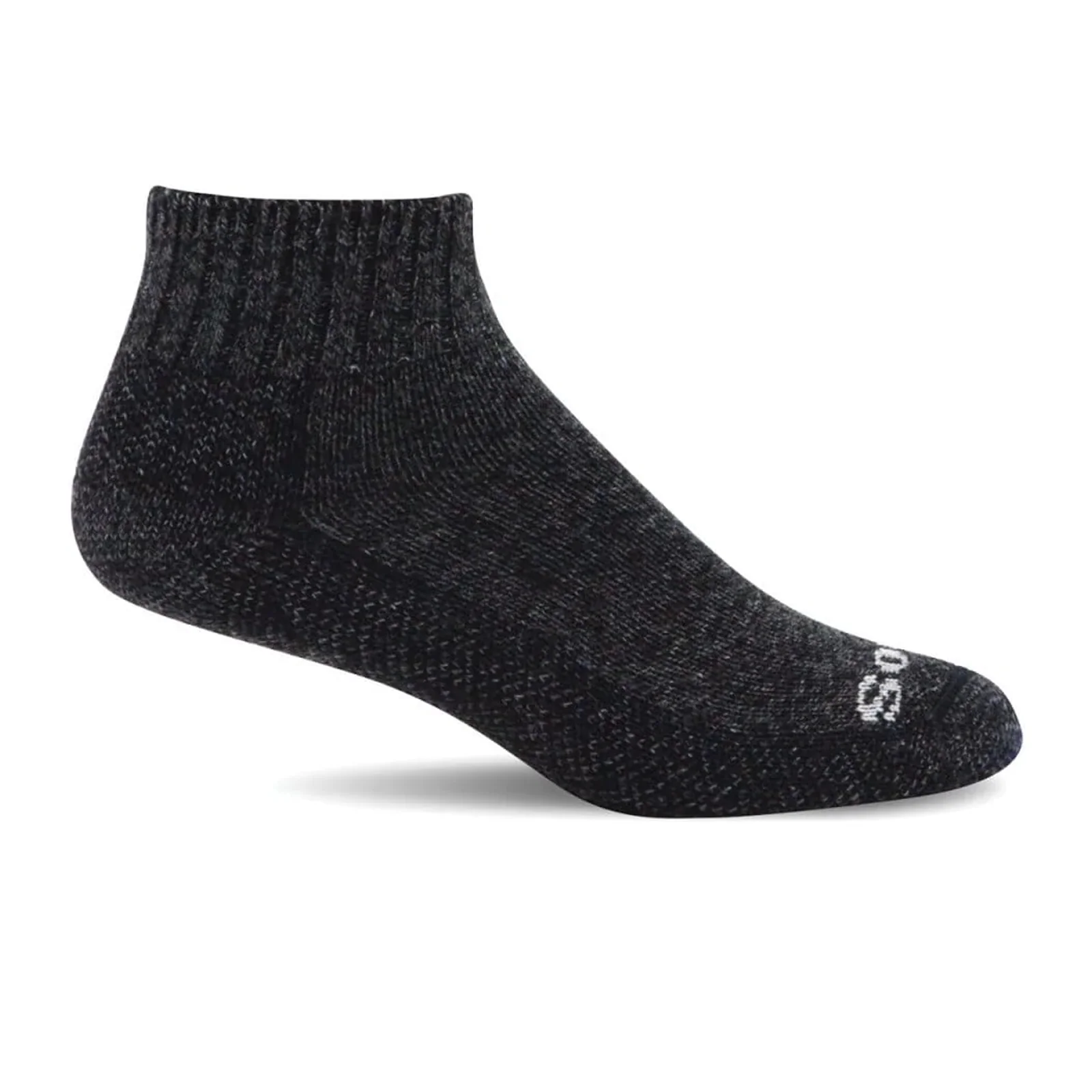Sockwell Big Easy Relaxed Fit Mini Crew Sock (Women) - Black Multi