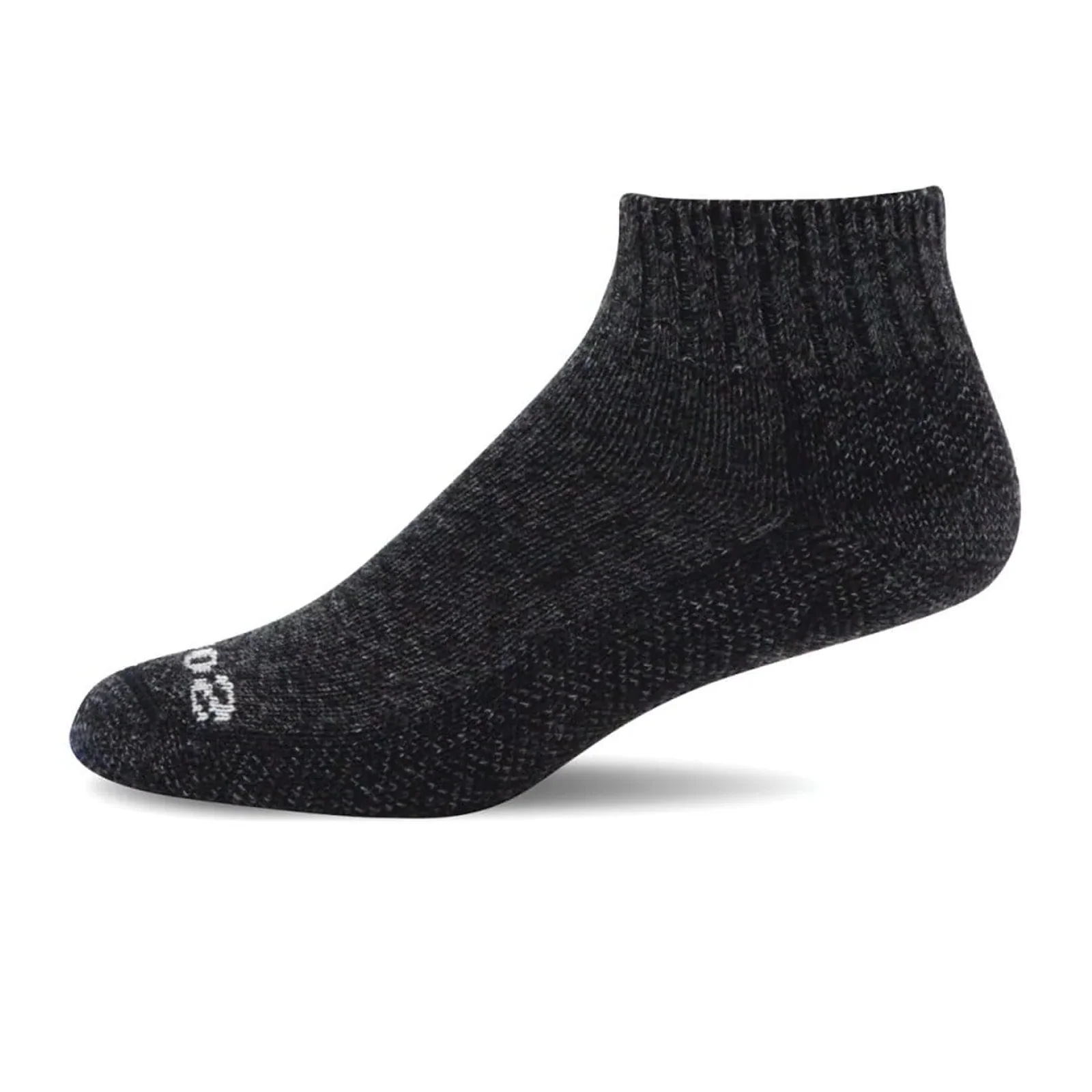 Sockwell Big Easy Relaxed Fit Mini Crew Sock (Women) - Black Multi - Image 2