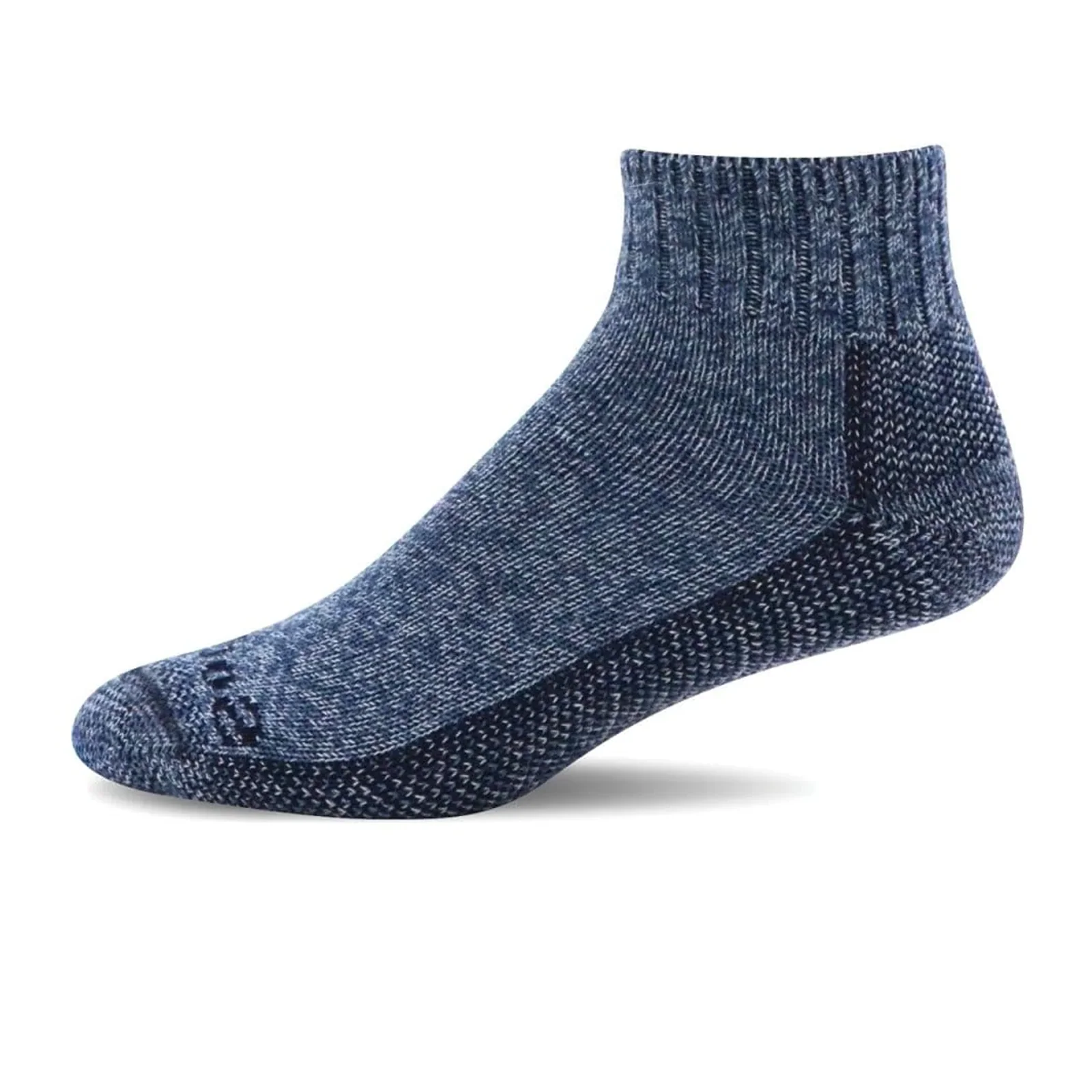 Sockwell Big Easy Relaxed Fit Mini Crew Sock (Women) - Denim - Image 2