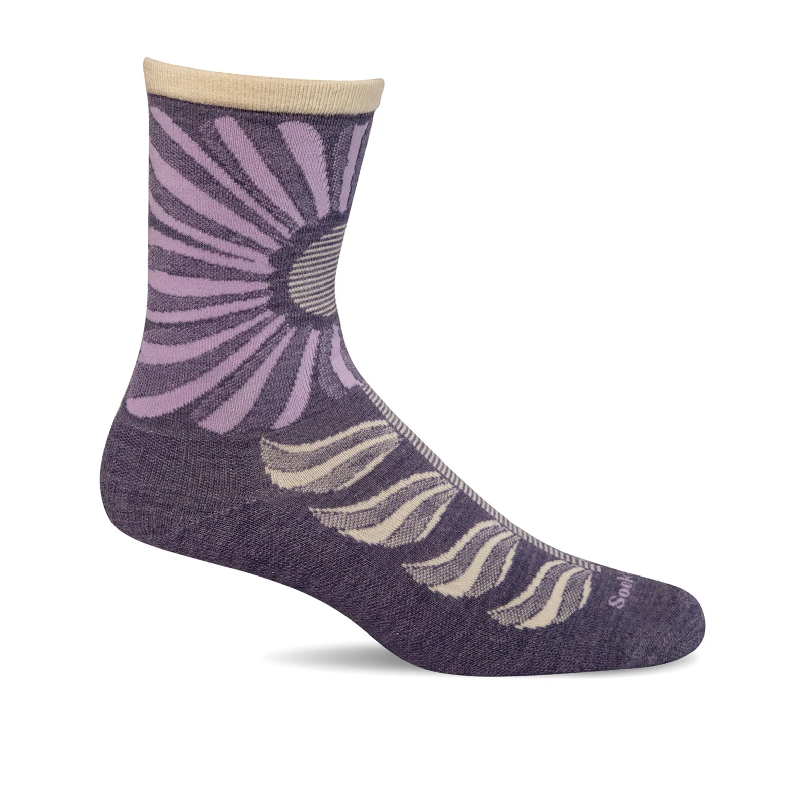 Sockwell Burst Crew Sock (Women) - Lilac