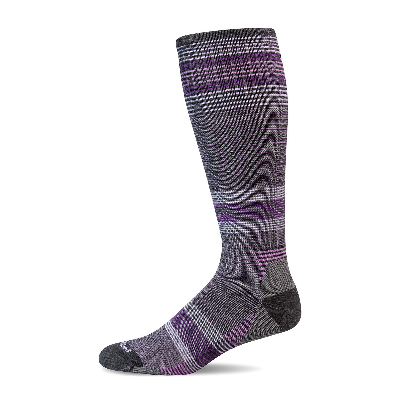Sockwell Cadence Over the Calf Compression Sock (Women) - Charcoal - Image 2