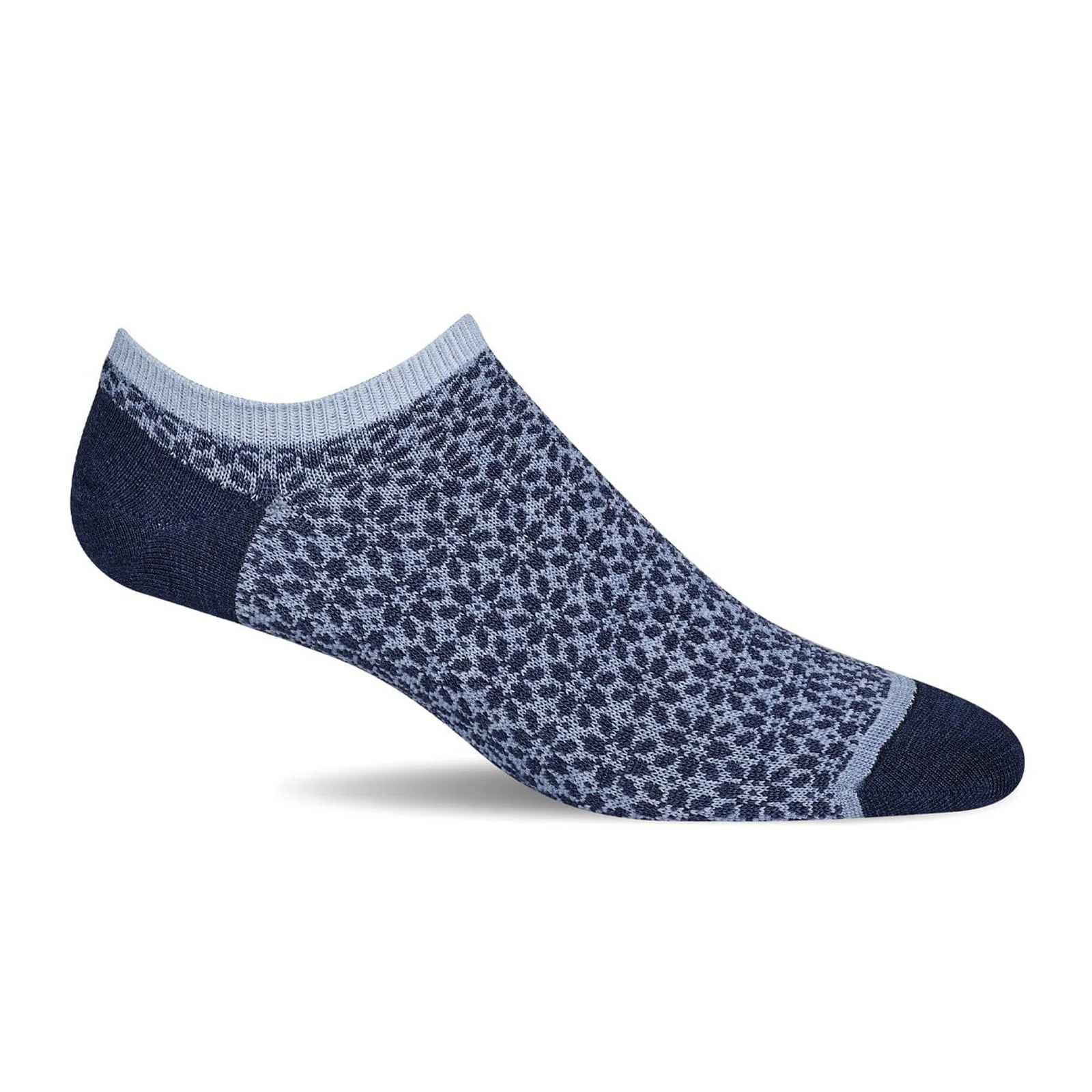 Sockwell Calico Ankle Sock (Women) - Bluestone
