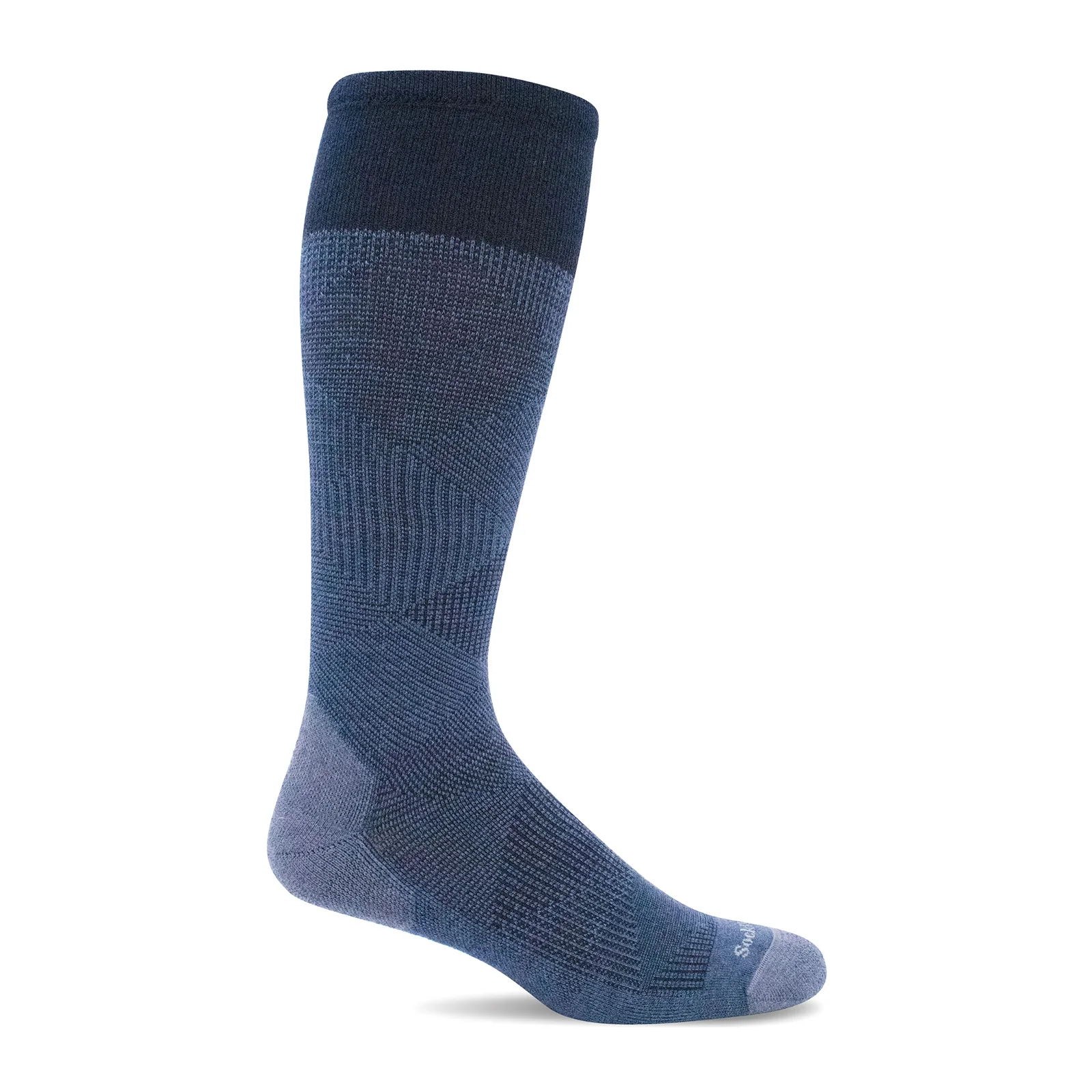 Sockwell Diamond Dandy Over the Calf Compression Sock (Men) - Denim