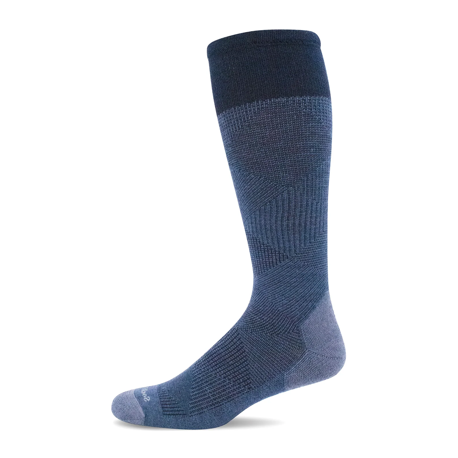 Sockwell Diamond Dandy Over the Calf Compression Sock (Men) - Denim - Image 2