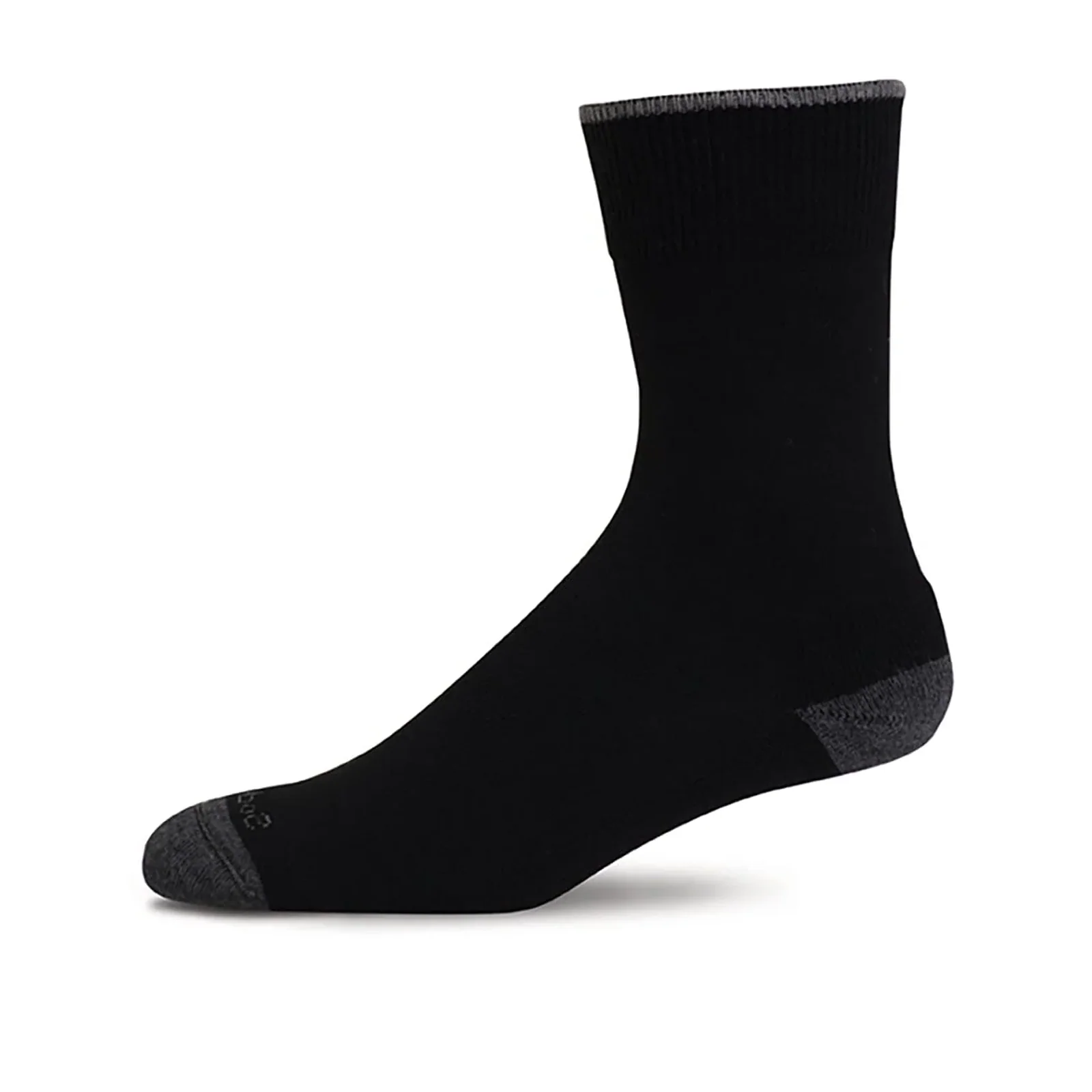 Sockwell Easy Does It Crew Sock (Women) - Black Solid - Image 2