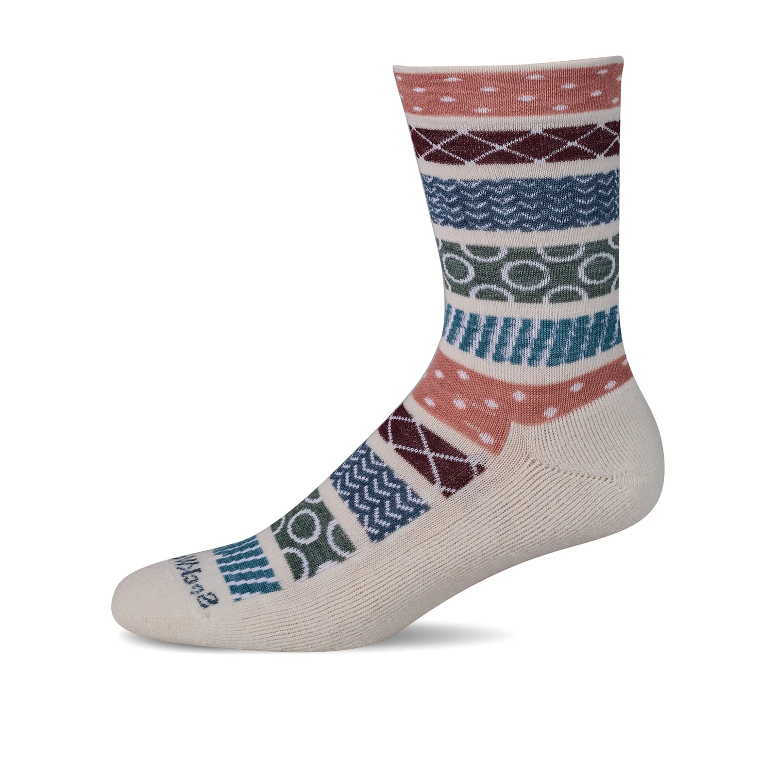 Sockwell Fairisle Pop Crew Sock (Women) - Natural - Image 2