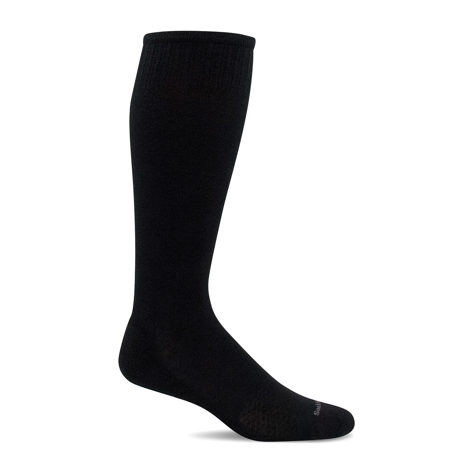 Sockwell Featherweight Over the Calf Compression Sock (Men) - Black