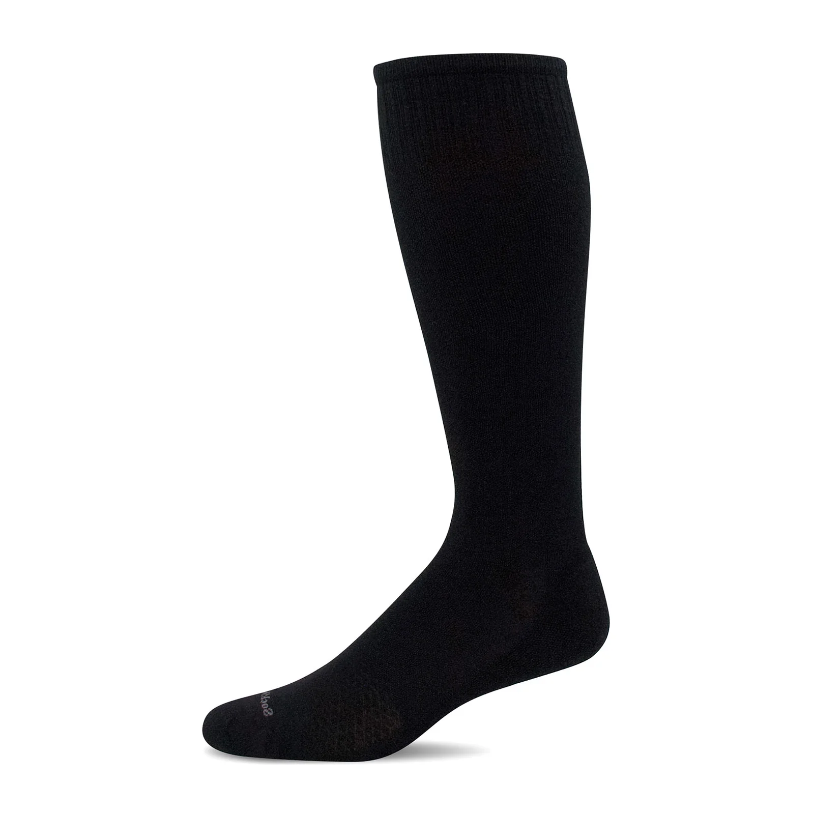 Sockwell Featherweight Over the Calf Compression Sock (Men) - Black - Image 2