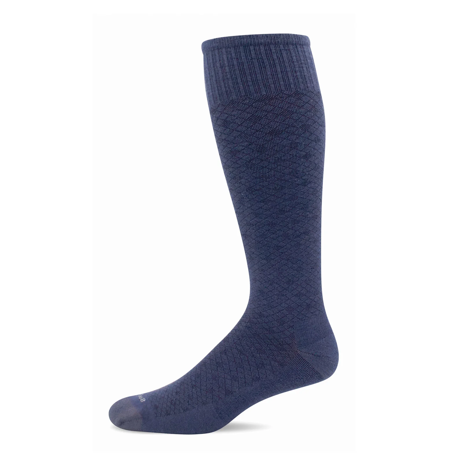 Sockwell Featherweight Over the Calf Compression Sock (Men) - Navy - Image 2