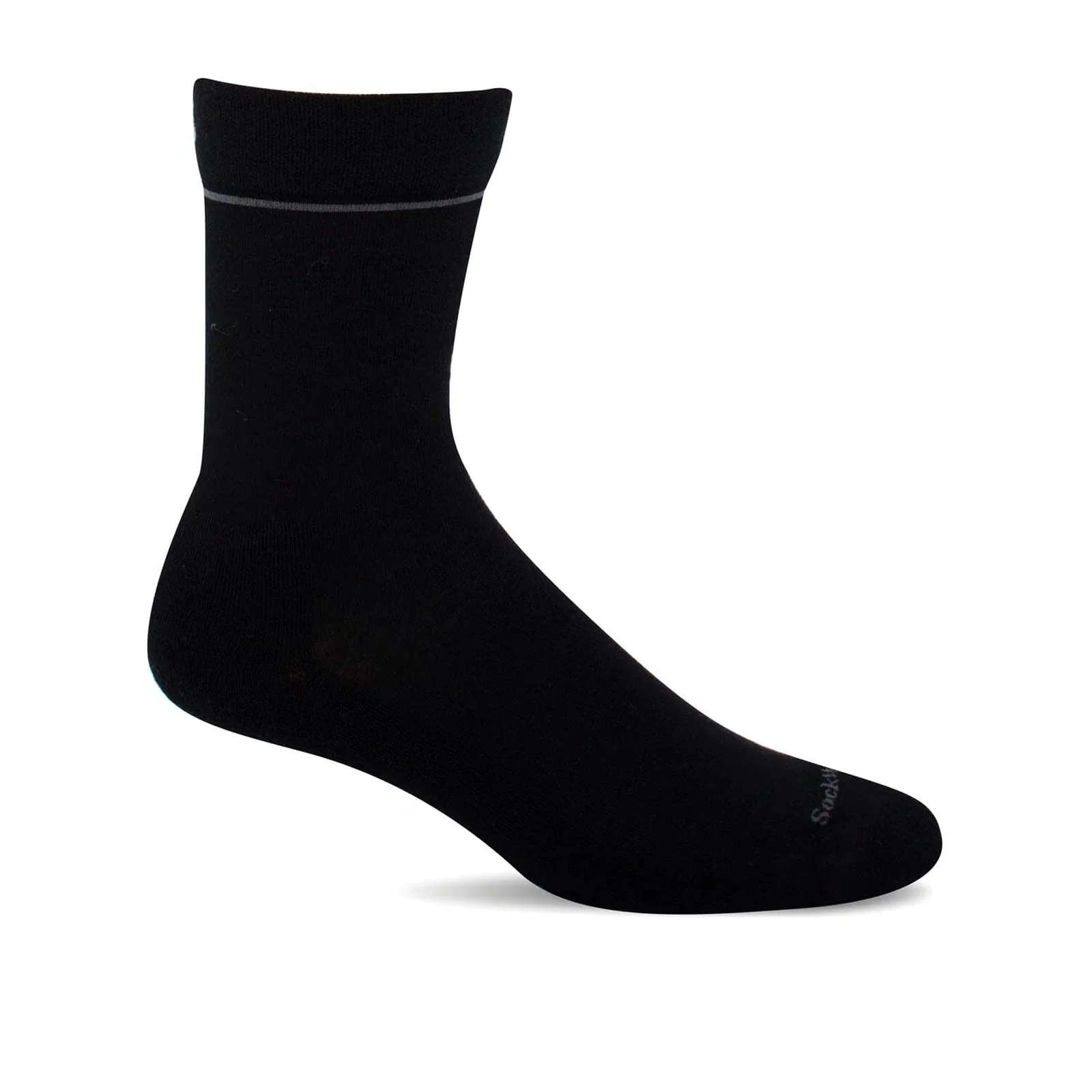 Sockwell Free 'N Easy Crew Sock (Women) - Black