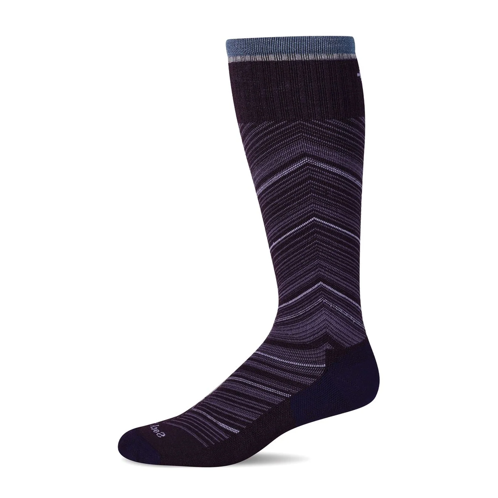 Sockwell Full Flattery Over the Calf Compression Sock (Women) - Blackberry - Image 2