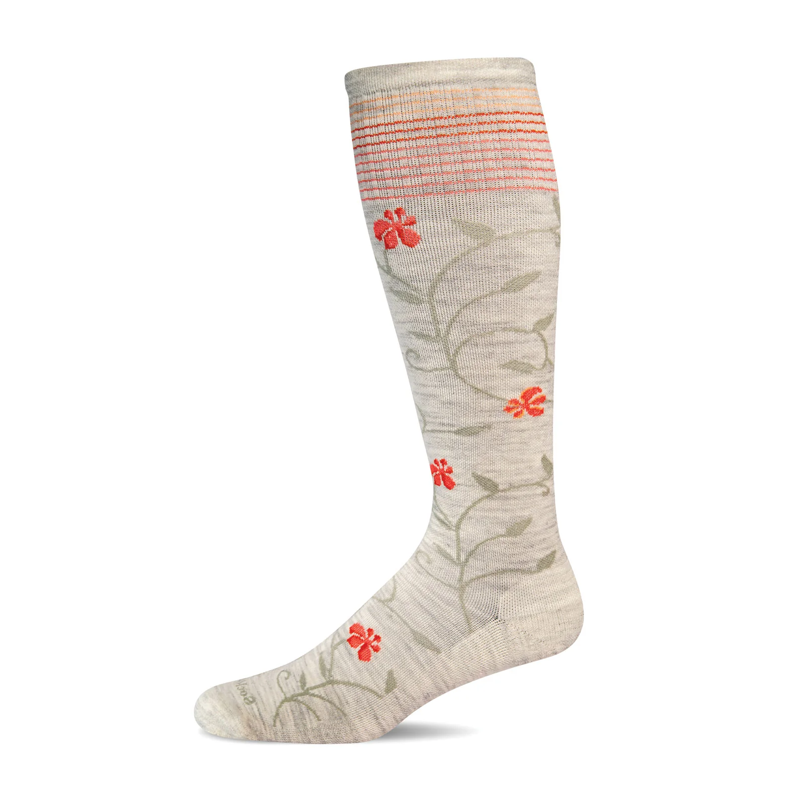 Sockwell Full Sun Over the Calf Compression Sock (Women) - Ash - Image 2