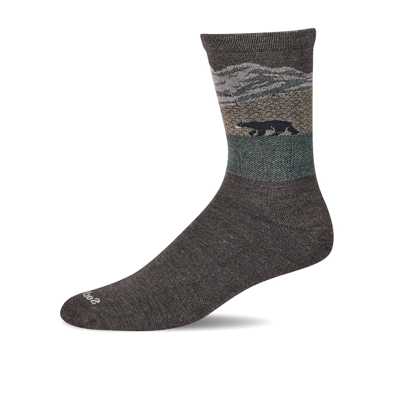 Sockwell Hill Side Crew Sock (Men) - Mushroom - Image 2