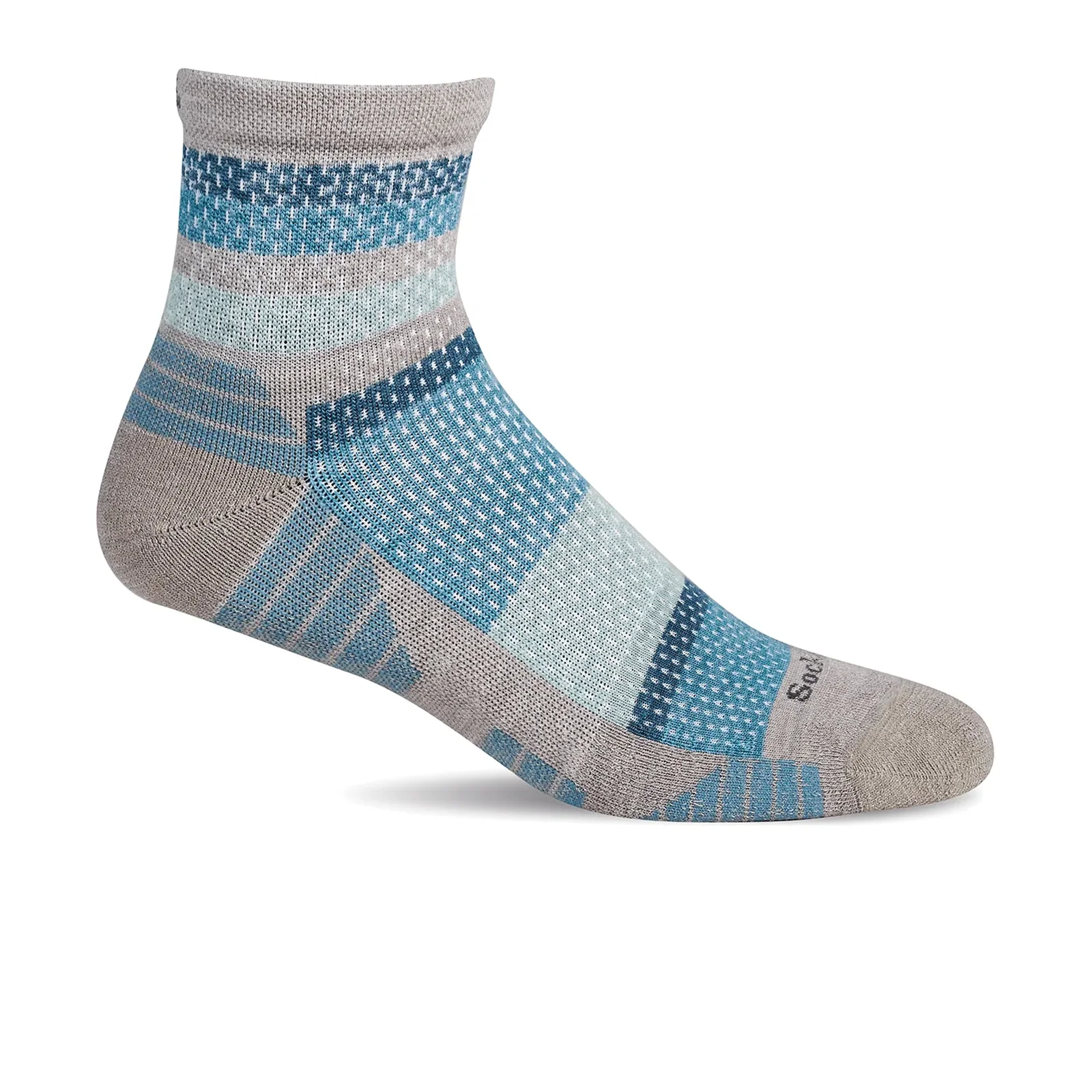Sockwell Journey Quarter Sock (Women) - Putty