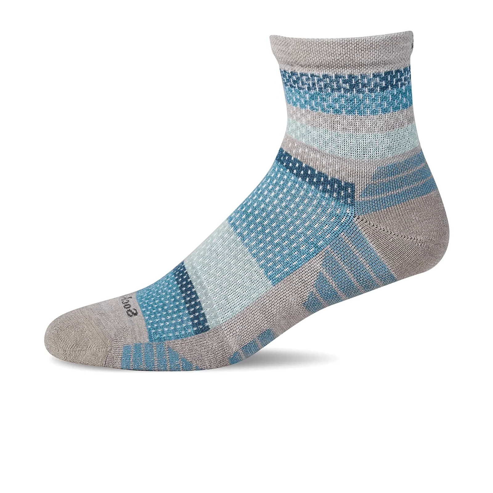 Sockwell Journey Quarter Sock (Women) - Putty - Image 2