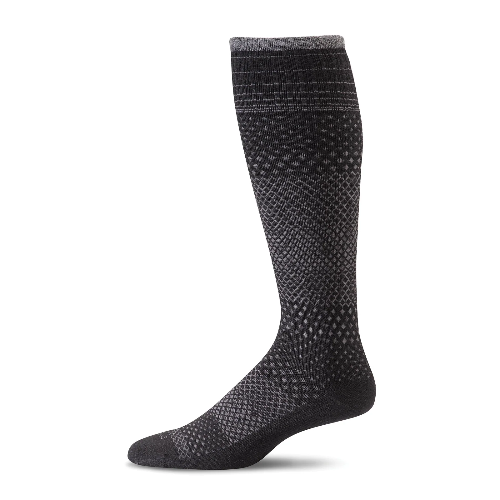 Sockwell Micro Grade Over the Calf Compression Sock (Women) - Black - Image 2