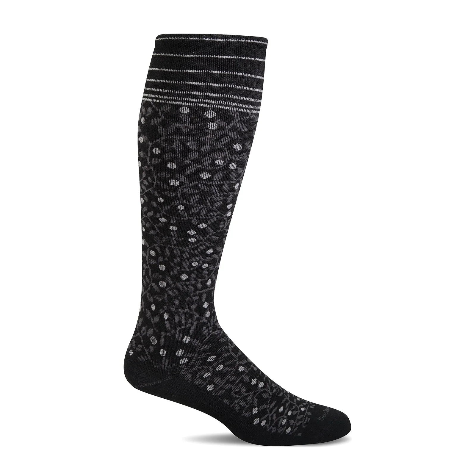 Sockwell New Leaf Over the Calf Compression Sock (Women) - Black