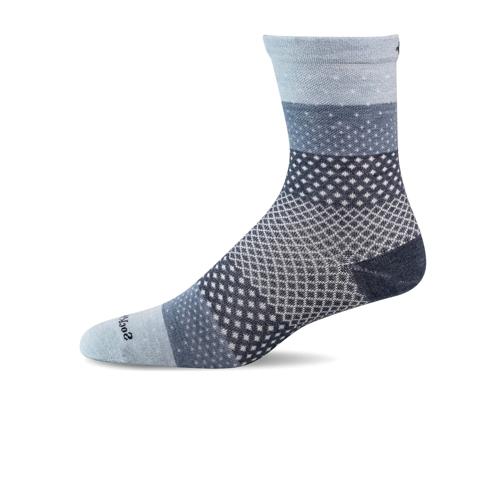 Sockwell Plantar Ease Compression Crew Sock (Women) - Bluestone - Image 2