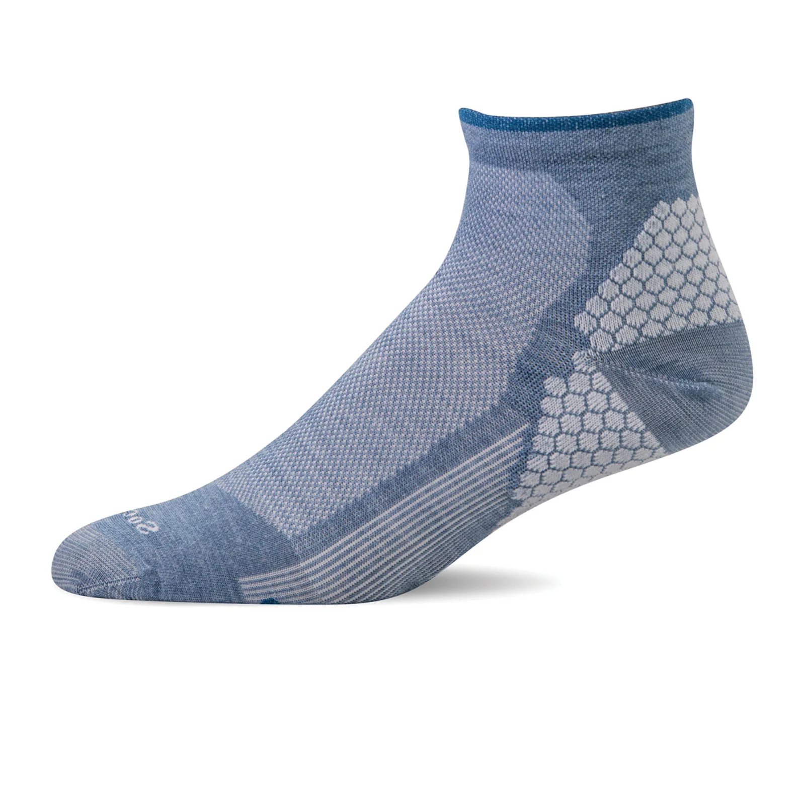Sockwell Plantar Sport Quarter Compression Sock (Women) - Bluestone - Image 2
