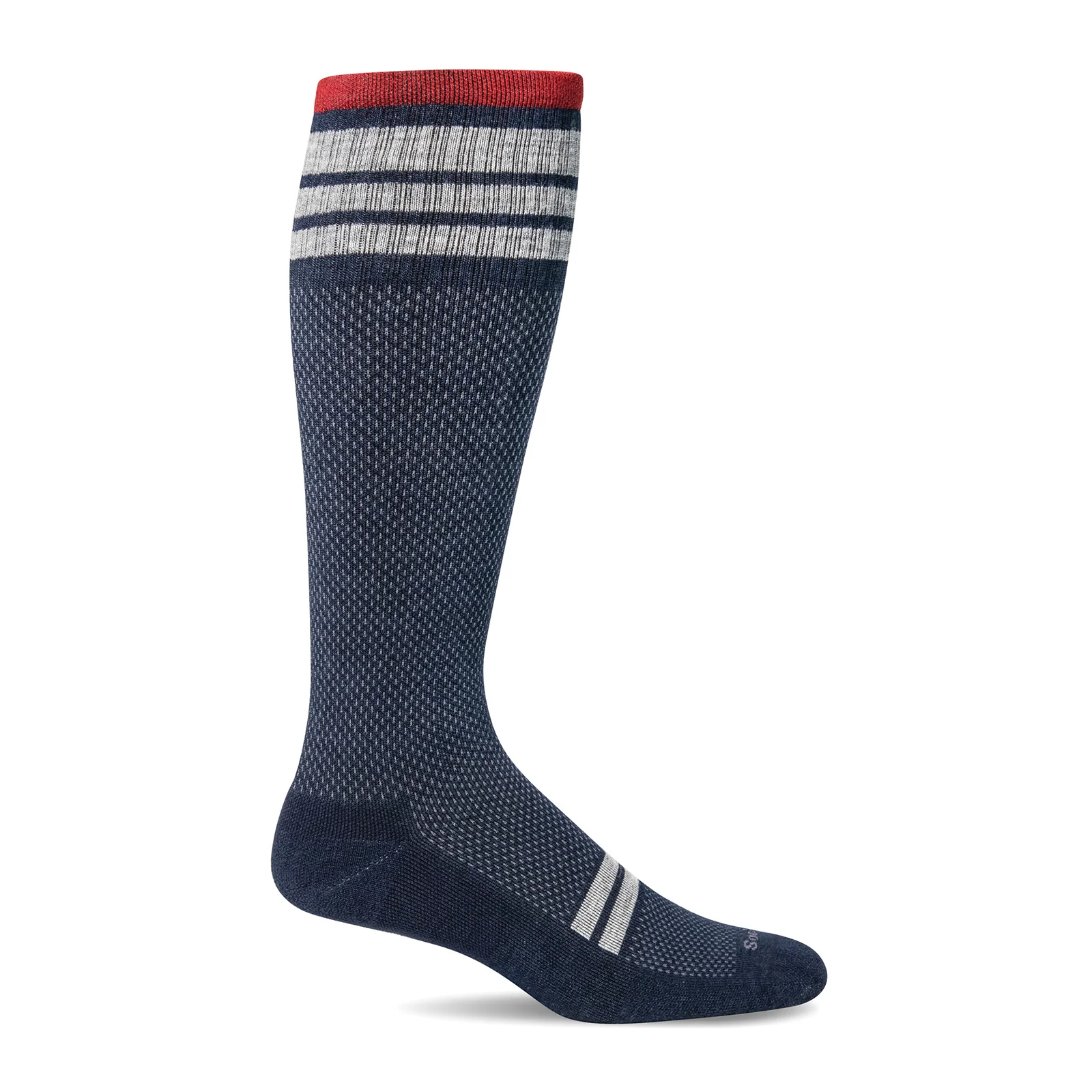 Sockwell Speedway Over the Calf Compression Sock (Men) - Navy
