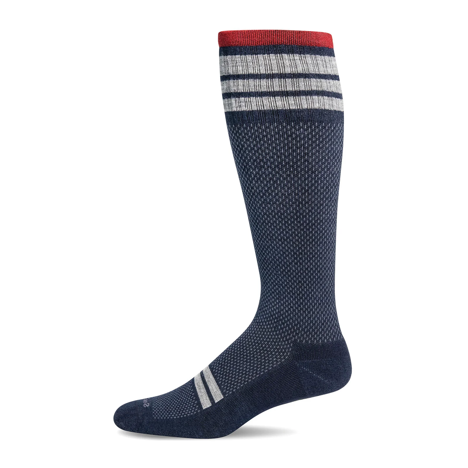 Sockwell Speedway Over the Calf Compression Sock (Men) - Navy - Image 2