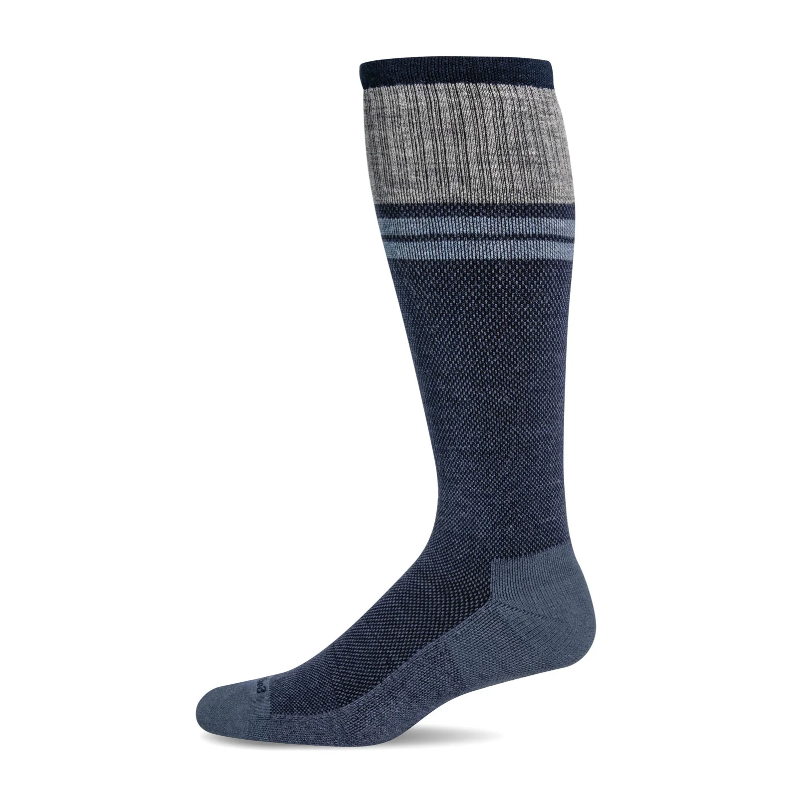 Sockwell Sportster Over the Calf Compression Sock (Men) - Denim - Image 2