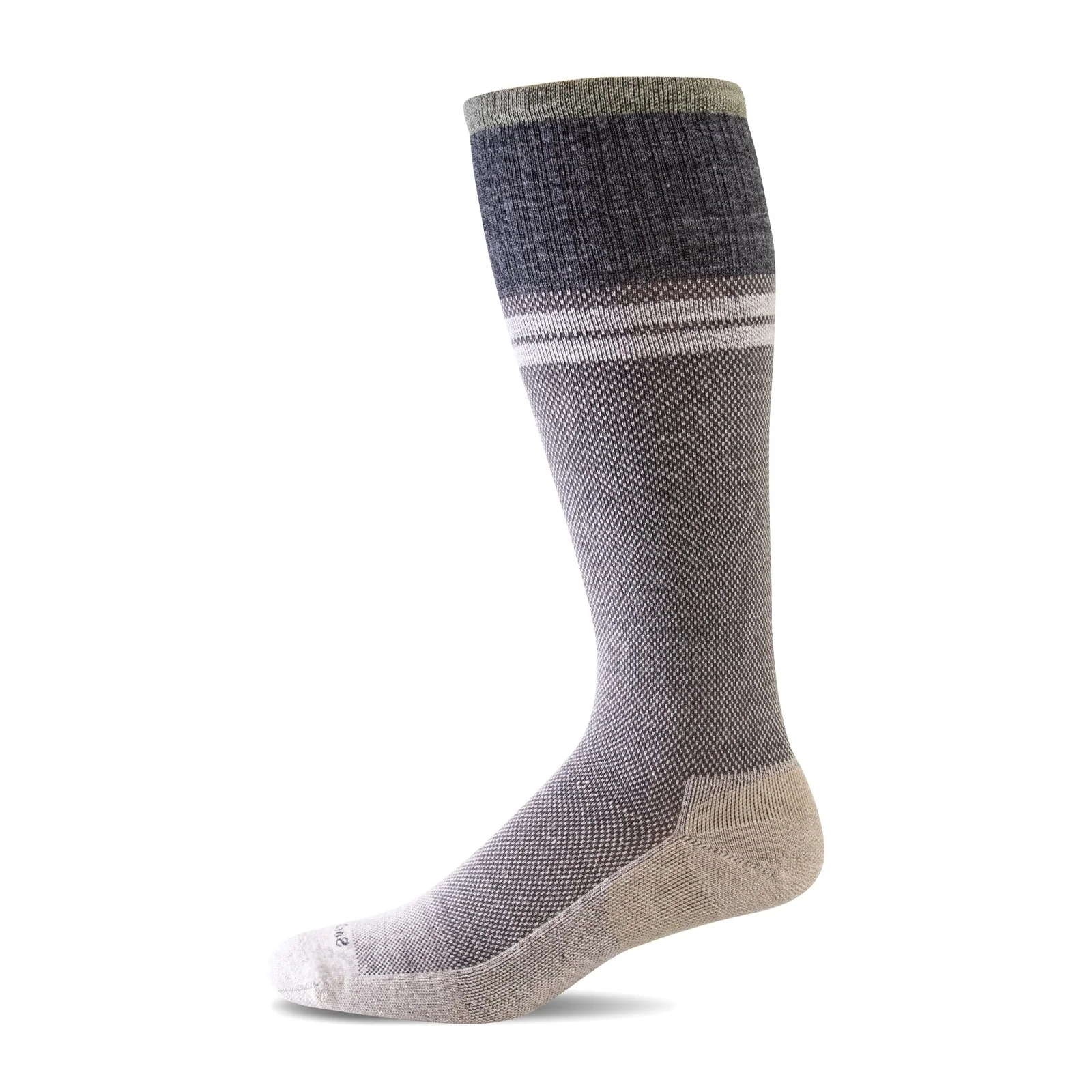 Sockwell Sportster Over the Calf Compression Sock (Men) - Putty - Image 2
