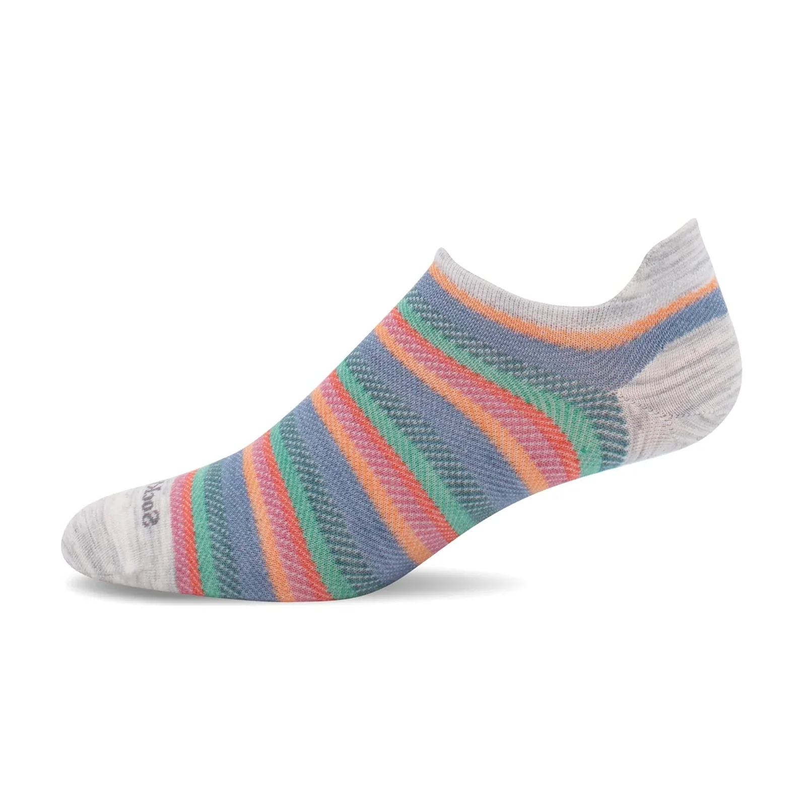 Sockwell Tipsy No Show Sock (Women) - Ash - Image 2