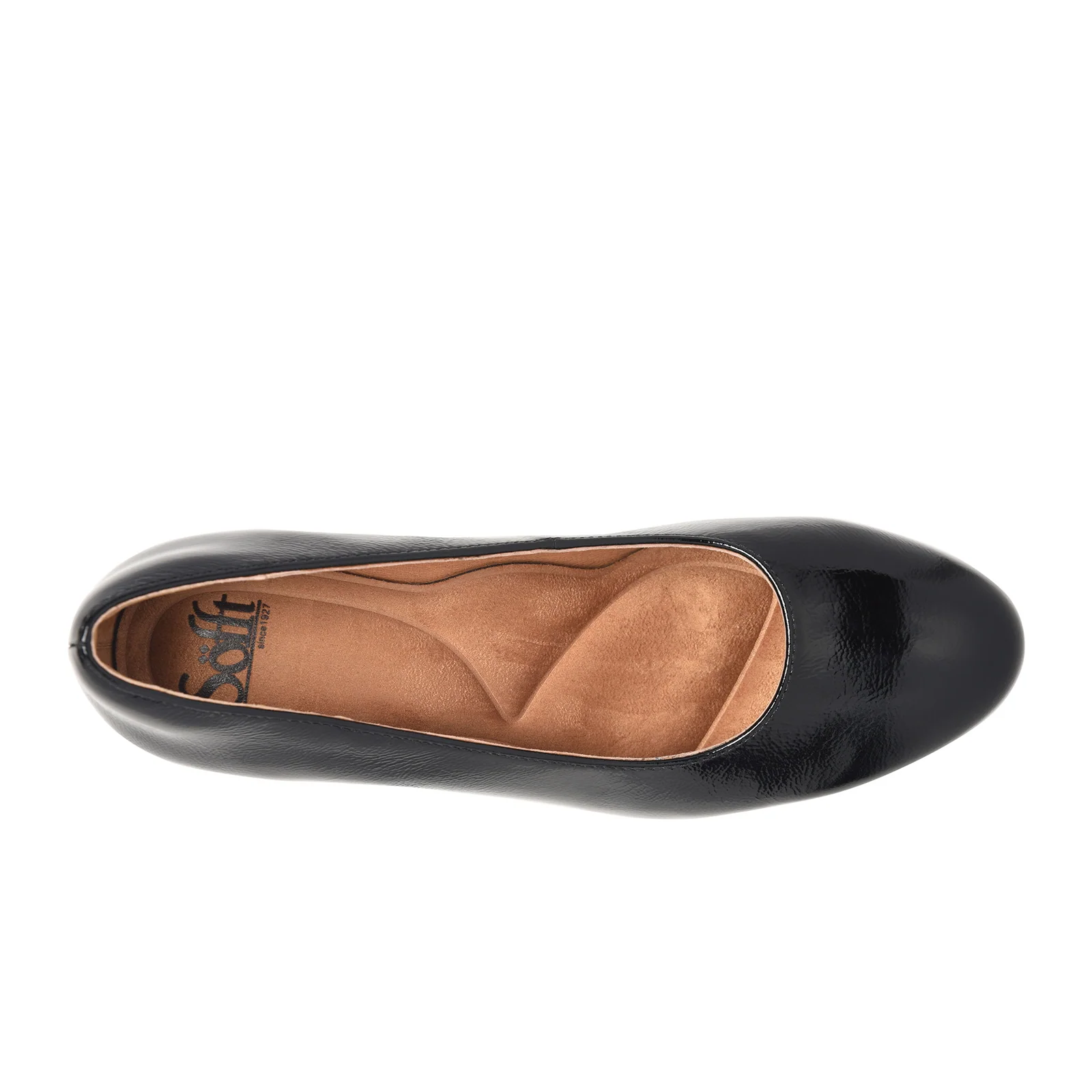 Sofft Anna Marie Pump (Women) - Black Crinkle Patent - Image 5