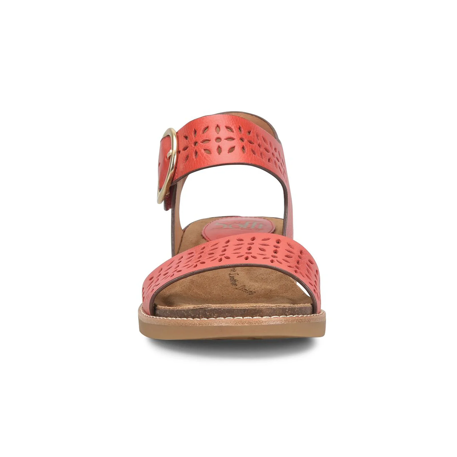Sofft Bali III Backstrap Sandal (Women) - Red Coral - Image 4