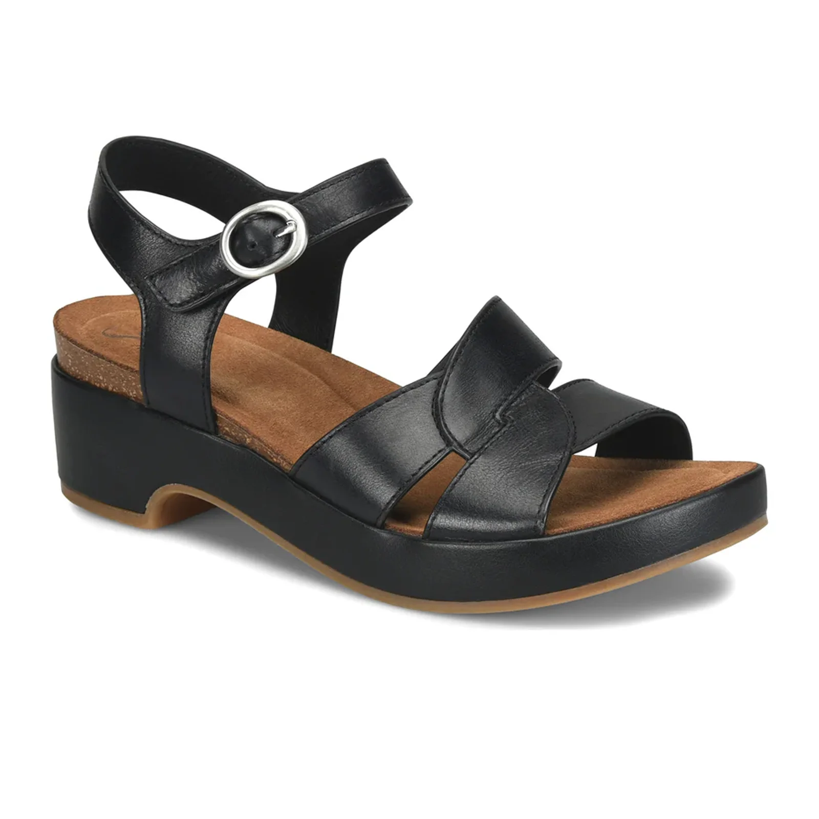 Sofft Capri Wedge Sandal (Women) - Black - Image 3