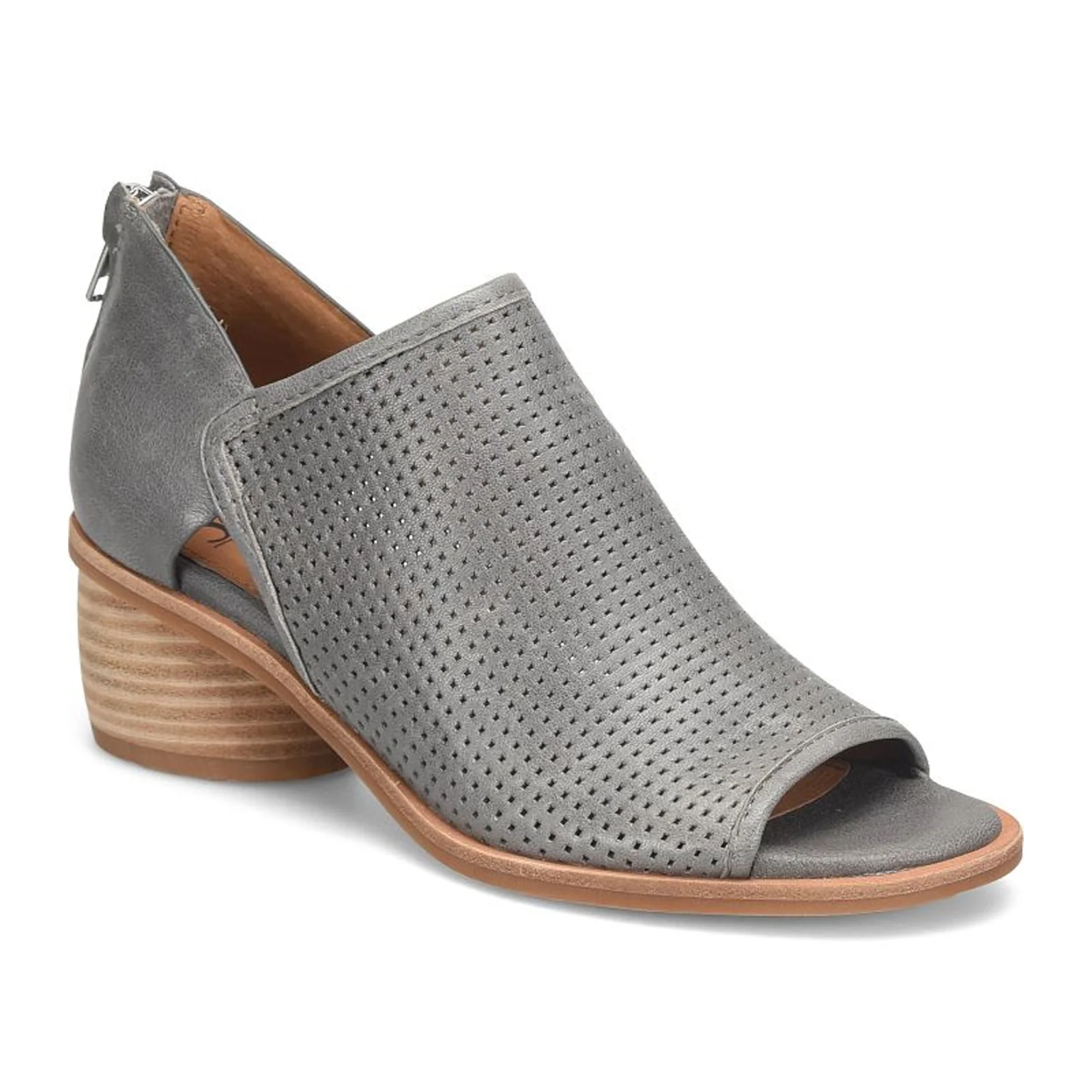 Sofft Carleigh Bootie (Women) - Moon Grey Perf - Image 3