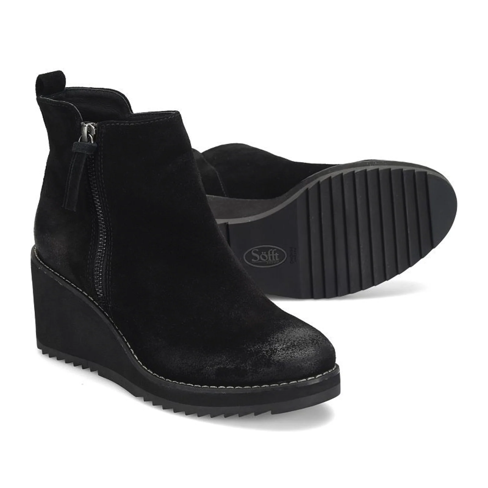 Sofft Emeline Wedge Boot (Women) - Black - Image 4
