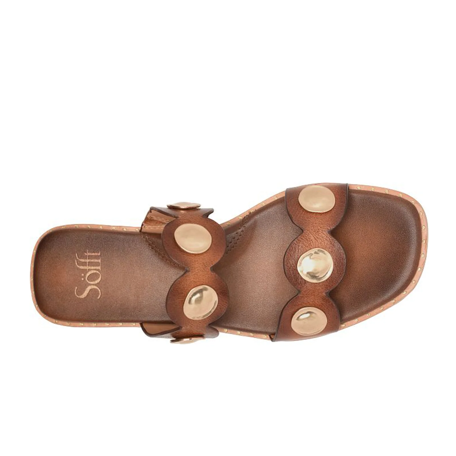Sofft Ezra Slide Sandal (Women) - Antico Luggage - Image 4