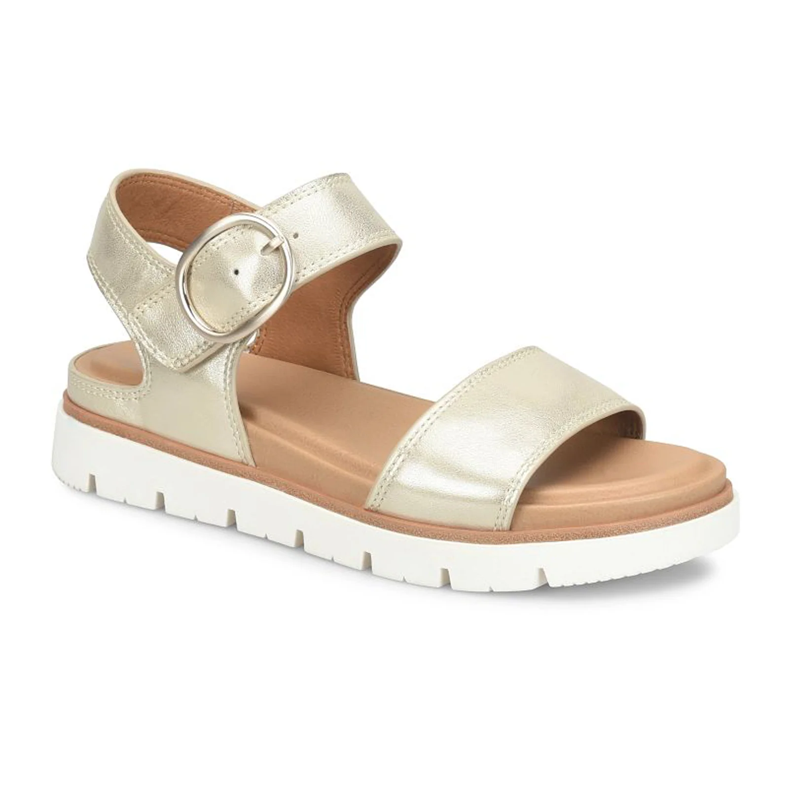 Sofft Gweneth Backstrap Sandal (Women) - Ice Metallic - Image 3