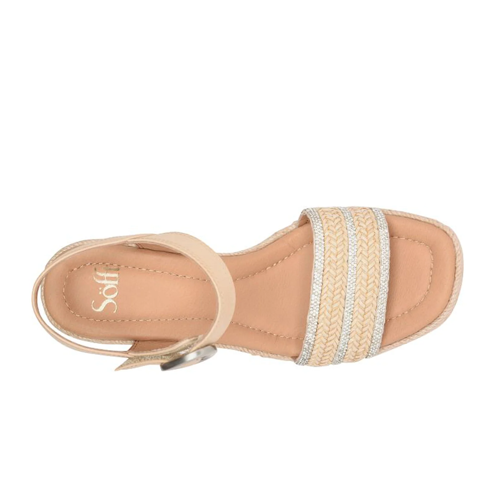 Sofft Inez II Wedge Sandal (Women) - Beige/Latte - Image 4
